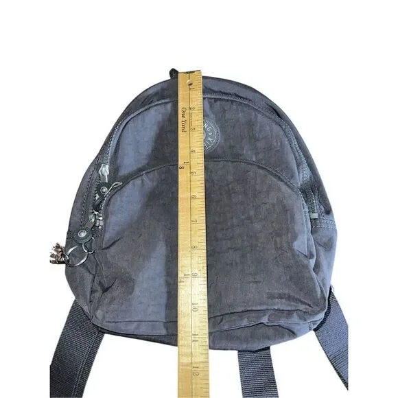 Kipling Paola deep stone gray small backpack travel school career - Picture 6 of 7